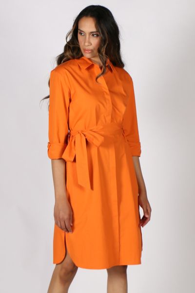 Lara Dress By Bagruu In Pumpkin