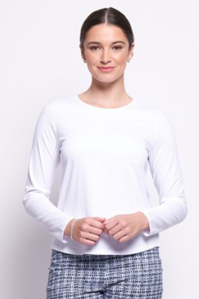 Foil Near and Sweet Tee In White