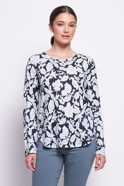 Foil Stir It Up Top In Shadow Flower
