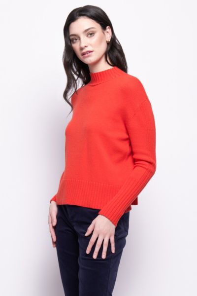 Foil Right On Sweater In Red