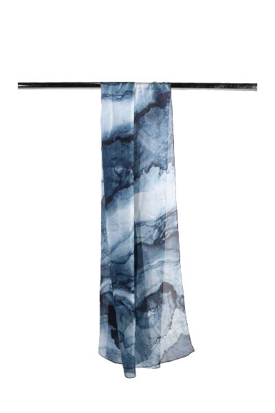 Abstract Art Pure Silk Designer Scarf By Namaskar