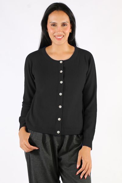 Aldo Martins Abune Cardigan In Charcoal