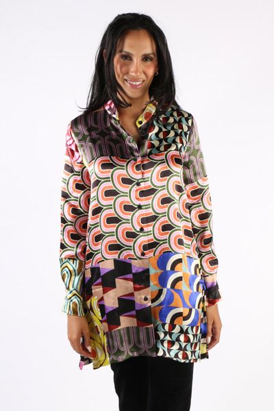 Cap Julluca Longline Laila Tunic In Print