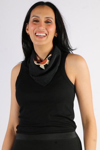 Anupamaa Wheel Small Square Scarf In Print