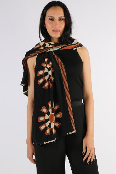 Anupamaa Wheel Long Scarf In Print