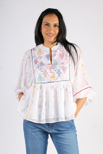 Boom Shankar Lila Top In White