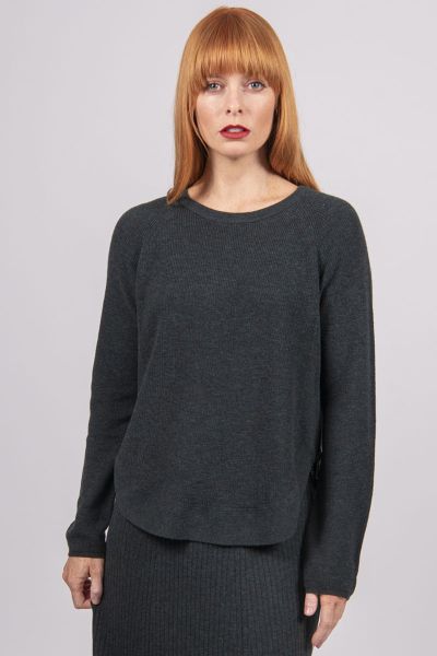 Go for a stylish option everyday this season with this Jumper by Bridge and Lord. In Merino, the jumper with a round neck, fishermans rib and full sleeves has stylish side zipper details giving you mutliple styling and layering options. Finished with a cu
