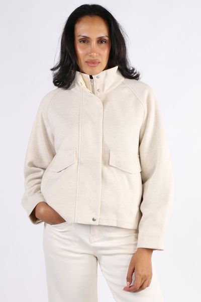 Blackstone Amaya Zip Front Crop Jacket adds instant style to any look cropped length and clean lines, with zip front ease. It balances structure, stretch and is super soft, making it the easy choice for everyday wear. The Amaya will become your go to laye