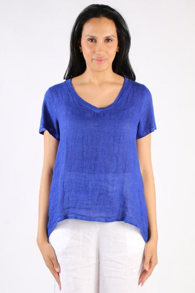 Blueberry Tee Top In Royal