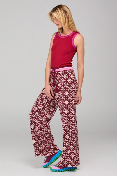 Boom Shankar Gigi Pant In Burgundy