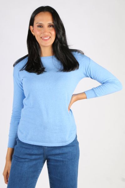Bow and Arrows signature jumper will take you through many seasons with its enduring, classic style. Super soft and lightweight Australian Merino Wool and Cashmere provide all the warmth but without the bulk. A perfect lightweight, all round jumper which 