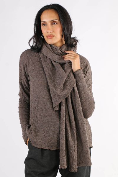 By Basics Bubble Merino Scarf In Earth