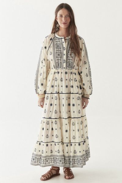 Maison Hotel Sole Mio Caroline Dress In White