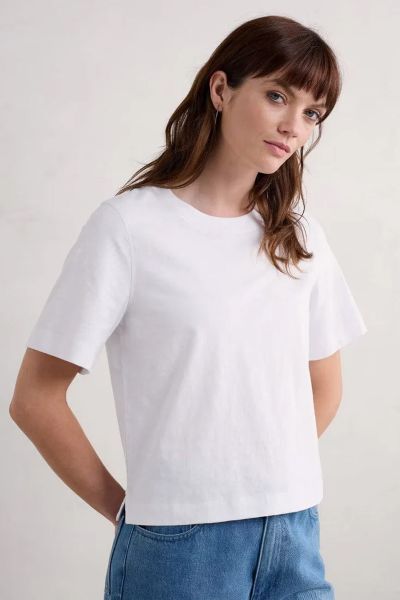 Seasalt Copseland Tee In Salt