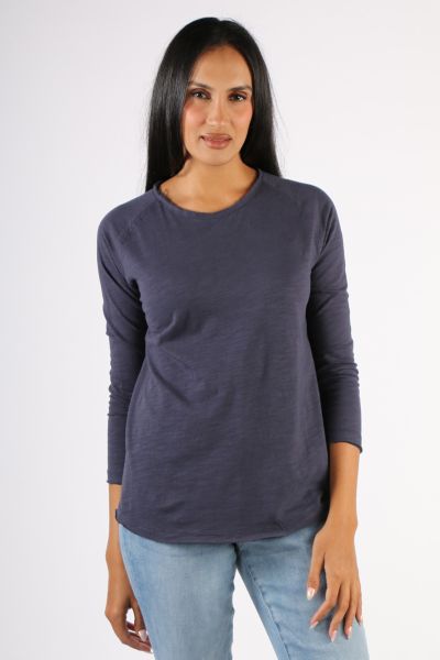 Cloth Paper Scissors Demi Tee In Navy