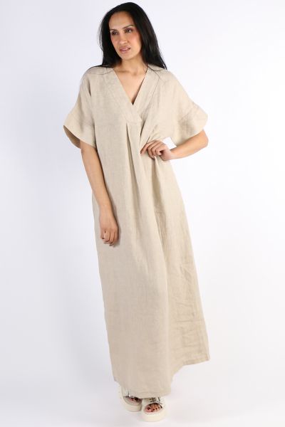 DS Athens Long Maxi Dress In Beige