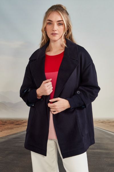 Verge Ella Coat In Ink