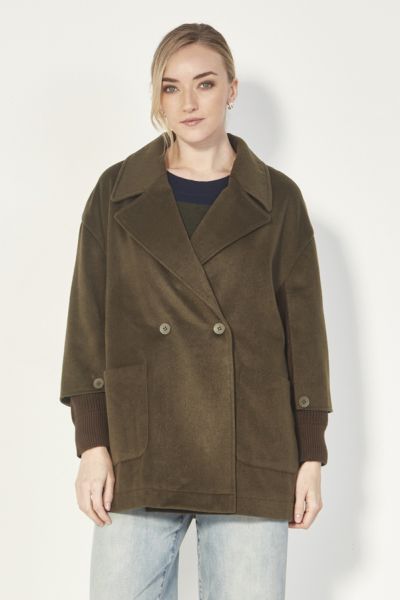 Verge Ella Coat In Olive