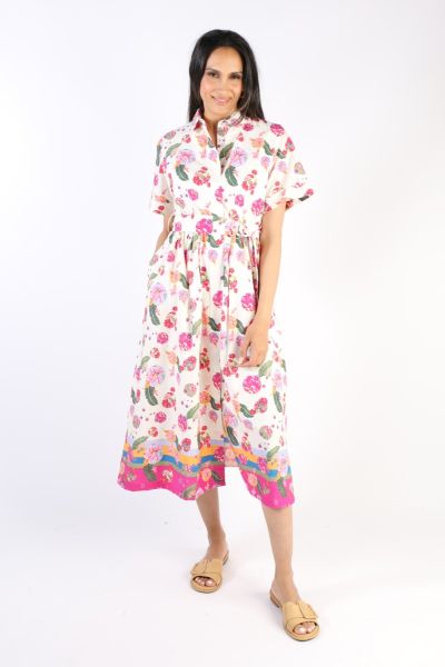 Emily Lovelock Fifties Dress In Ivory