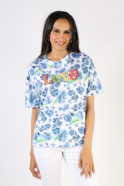 Emily Lovelock Forest Love Tee In White