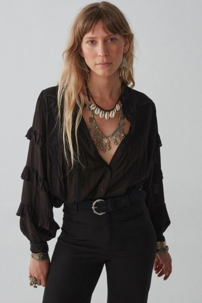Maison Hotel Tender Is The Night Florence Shirt In Black