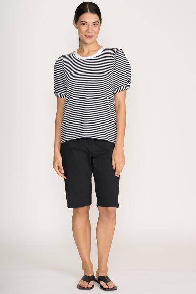 Foil Tee Off Short In Black
