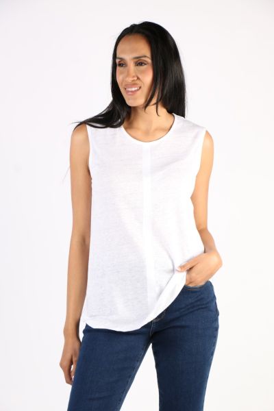 Foil Seams Great Top In White