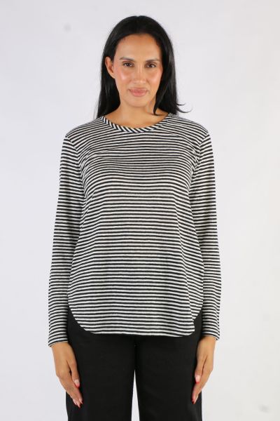 Foil Stir It Up Top In Stripe