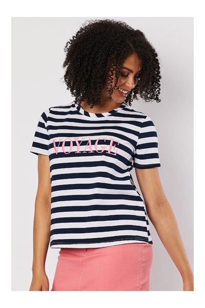 Gordon Smith Navy Stripe Voyage Tee