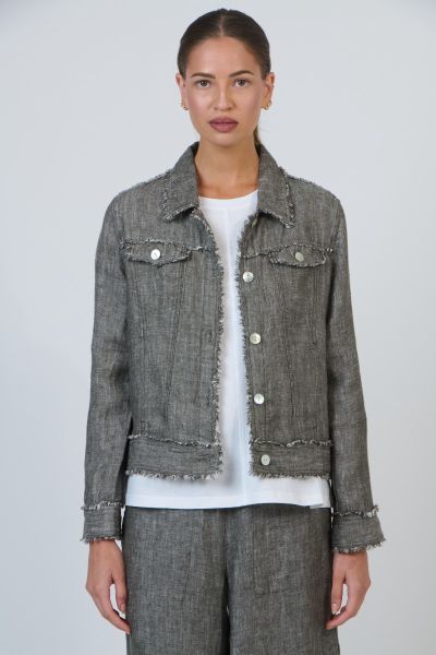 Naturals Double Pocket Jacket In Tarragon