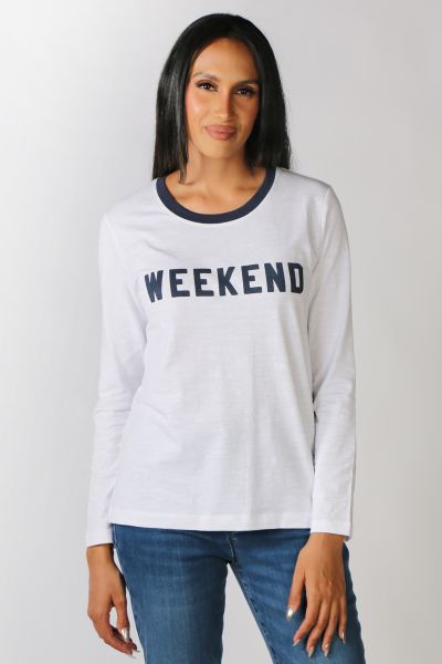Goondiwindi Cotton Weekend Tee In Navy