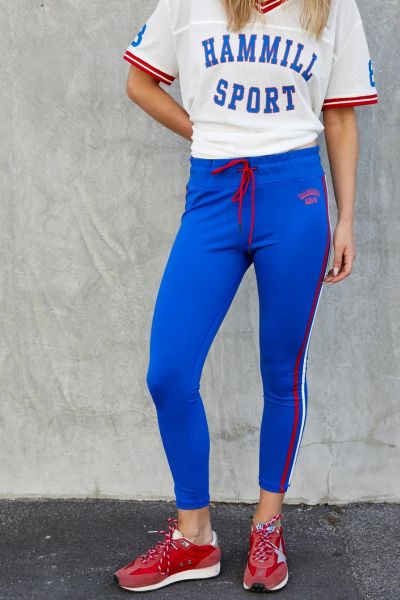 Hammill & C0 74 Sport Leggings In Blue
