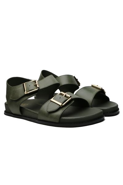 Ziera Hastice Sandal In Olive