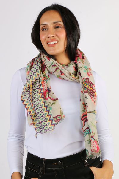 Humidity Botanical Scarf In Print