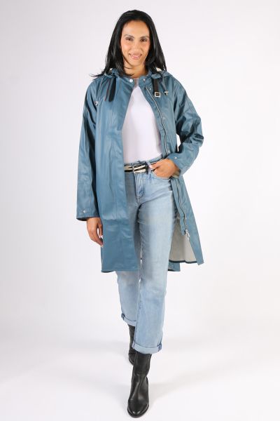 Ilse Jacobsen A line Raincoat In Orion