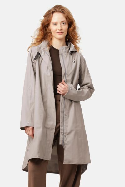 Ilse Jacobsen A Line Raincoat In Atmosphere