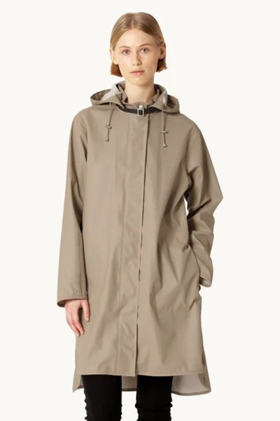 Ilse Jacobsen A Line Raincoat In Wheat