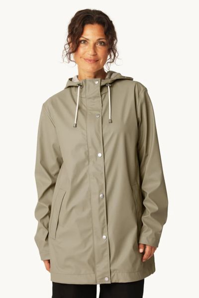 Ilse Jacobsen Classic Rain Jacket In Coriander