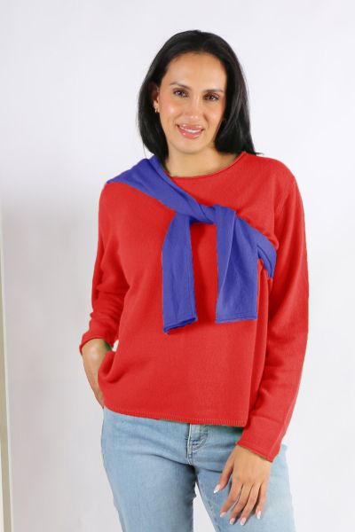 An easy and classic jumper by Aldo Martins is a perfect addition to your wardrobe. In cashmere, the classic Roll neck edge jumper has full sleeves and can be paired with other pieces in your wardrobe.
