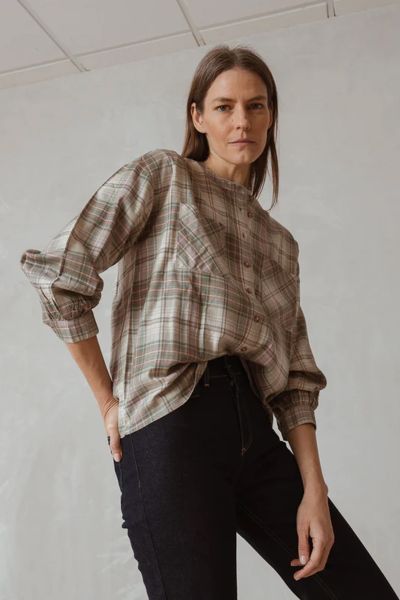 Indi & Cold Pixie Shirt In Beige