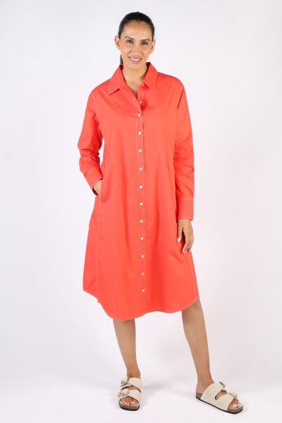 Bagruu Jerry Dress In Poppy