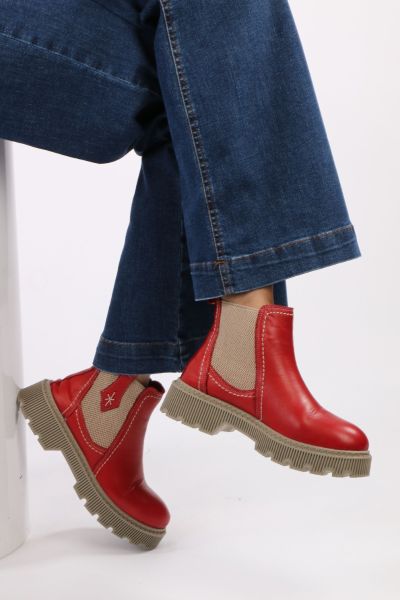 Ripper Boot By Sala In Red