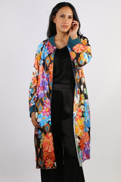 Berry Butterfly Quilted Reversible Jacket | JoJo Maman Bébé Berry Butterfly Quilted Reversible Jacket | JoJo Maman Bébé