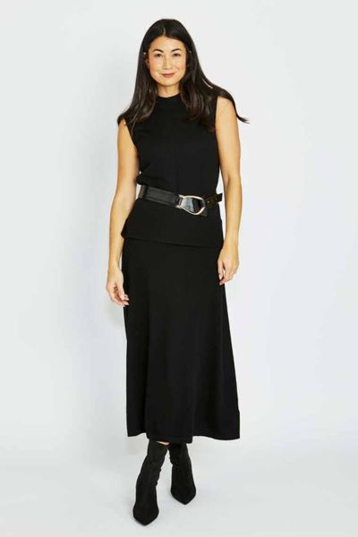 A Line Skirt In Black By Jump
