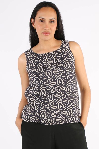 Knewe Elle Top In Print