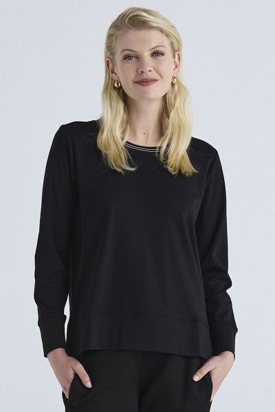 Lania Monty Top In Black