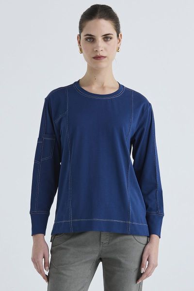 Lania Ellison Top In Blue