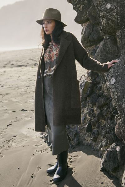 Lania River Coat In Military
