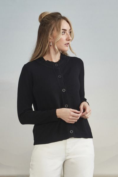 Verge Luca Cardigan In Black