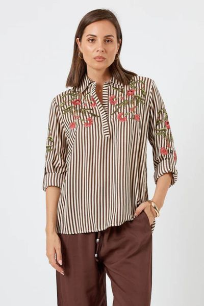 Lula Soul Ontario Shirt In Espresso